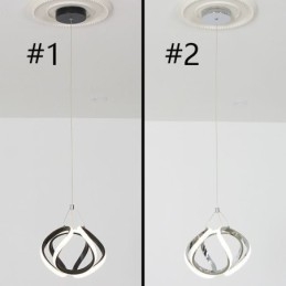 אור תליון אלומיניום אומנות דלעת קטנה אור תקרה