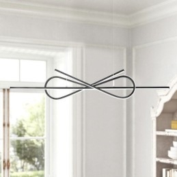 אור תליון פשוט אלומיניום ארט Bowknot אור תקרה