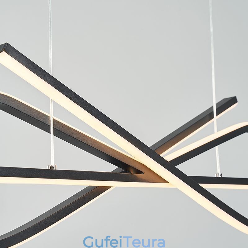 אור תליון פשוט אלומיניום ארט Bowknot אור תקרה