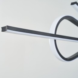 אור תליון פשוט אלומיניום ארט Bowknot אור תקרה