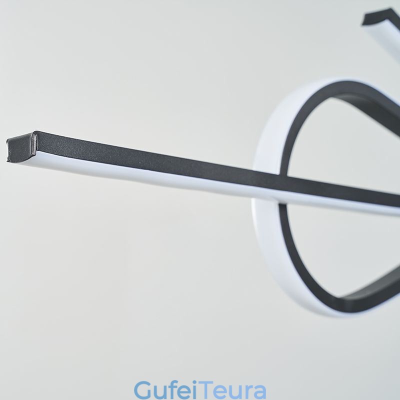 אור תליון פשוט אלומיניום ארט Bowknot אור תקרה