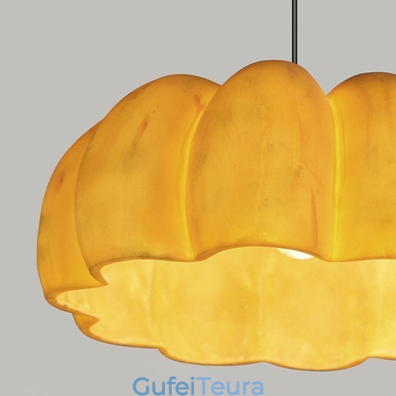 ראש יחיד תליון דלעת אור תקרה רטרו יפני