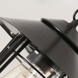 אור חוץ אמריקאי רטרו עמיד למים בצורת כלוב ציפורים תליון אור גן