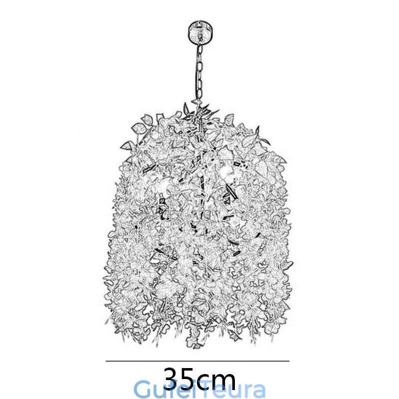 אור צמח מודרני דקורטיבי בסגנון נברשת חנות מוסיקה
