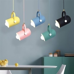 Nordic Colorful Pendent Light Macaron מנורת תליון ראש יחיד