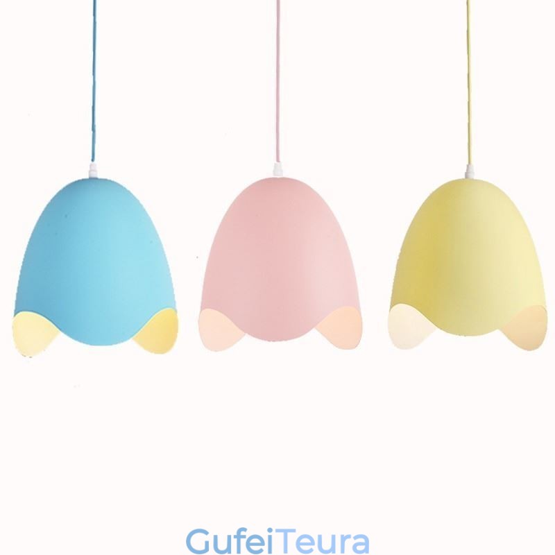 Creative Macaron Pendant Light מנורת תליון ראש יחיד
