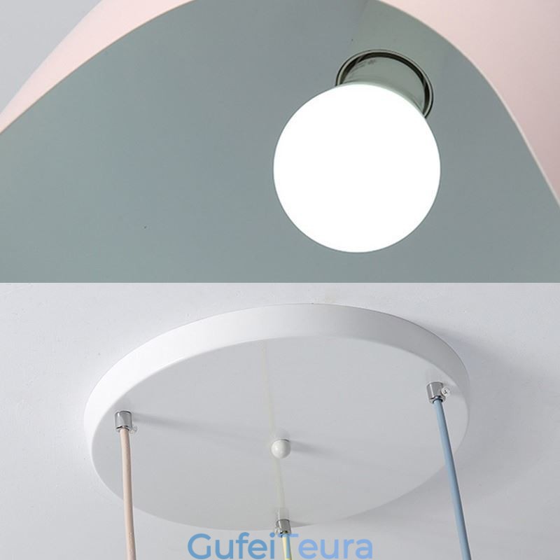 Creative Macaron Pendant Light מנורת תליון ראש יחיד