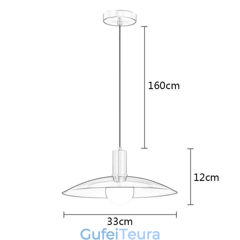מנורות תלויות אור תליון פשוט מודרני