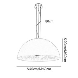 מנורות תליון חצי עיגול Nordic Minimalist Pendant Light Cafe