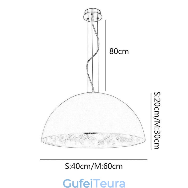 מנורות תליון חצי עיגול Nordic Minimalist Pendant Light Cafe