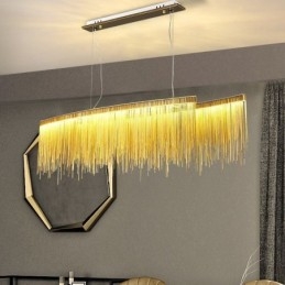 תאורת תליון מודרנית Creative Tassel Hanging Lamp Cafe