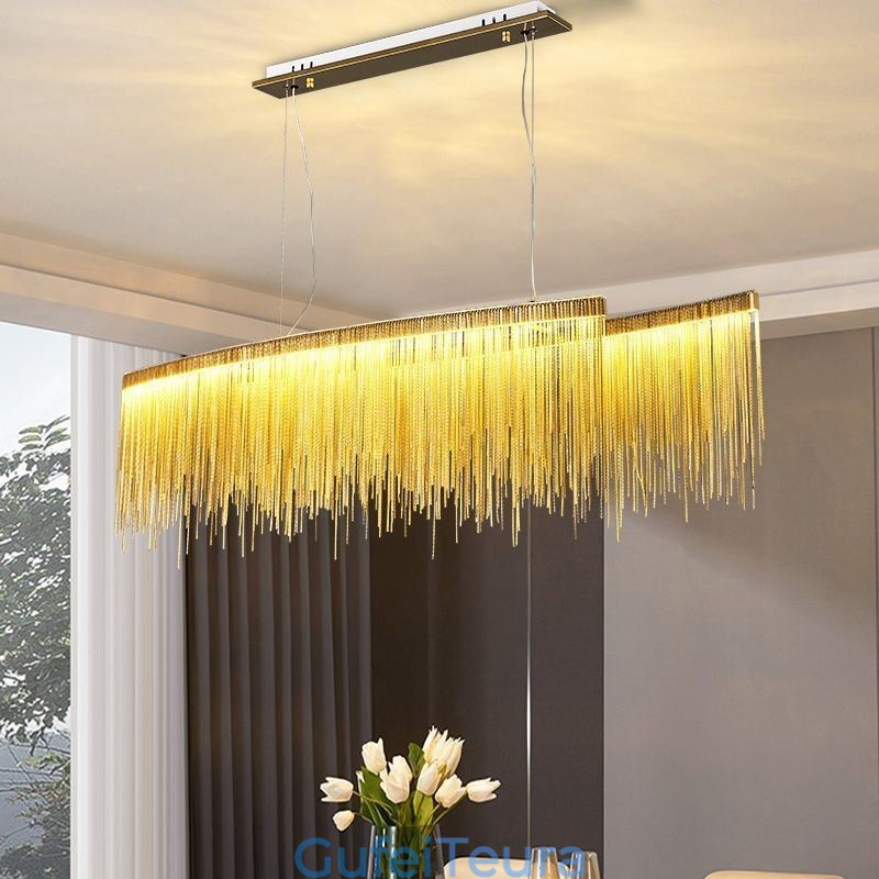 תאורת תליון מודרנית Creative Tassel Hanging Lamp Cafe