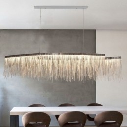 תאורת תליון מודרנית Creative Tassel Hanging Lamp Cafe