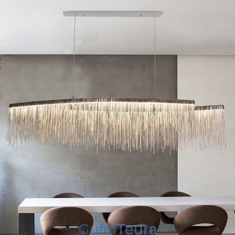 תאורת תליון מודרנית Creative Tassel Hanging Lamp Cafe