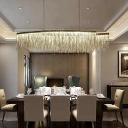 תאורת תליון מודרנית Creative Tassel Hanging Lamp Cafe