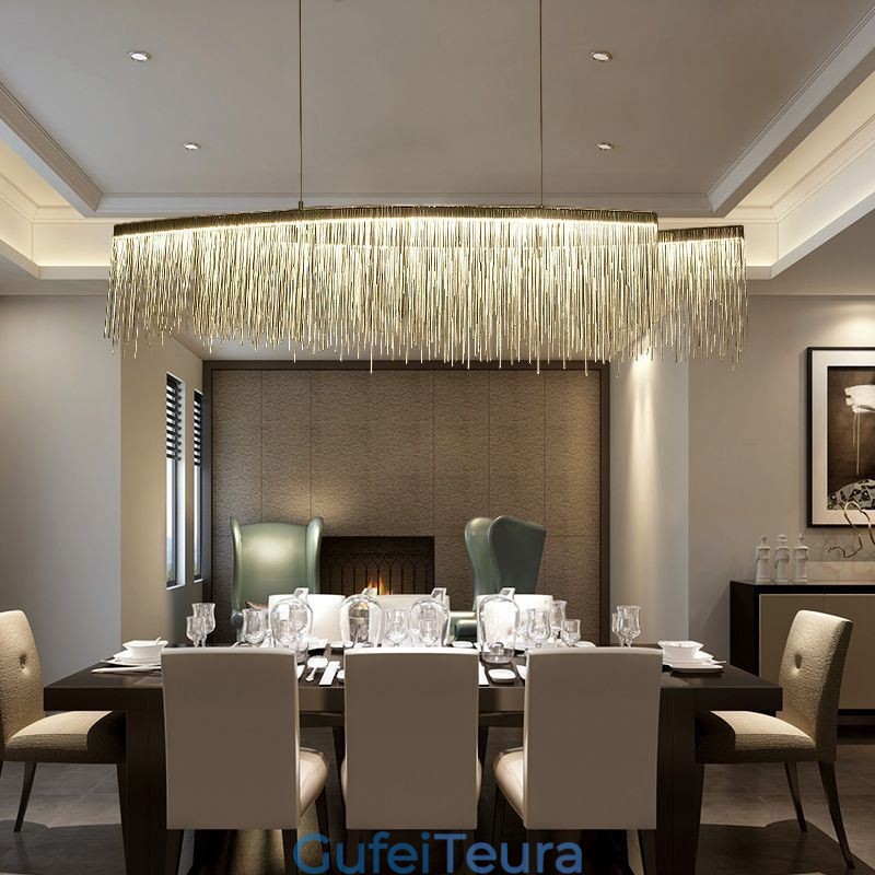 תאורת תליון מודרנית Creative Tassel Hanging Lamp Cafe