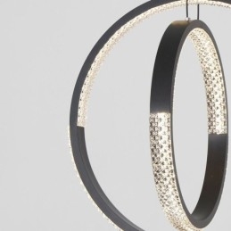 נברשת מודרנית 2 טבעות תליון תאורת אוכל