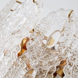 מודרני זכוכית תליון אור נברשת ברונזה זהב