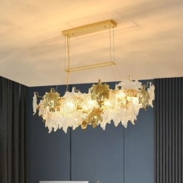 Maple Leaf Pendant Light תאורת זכוכית לעיצוב הבית
