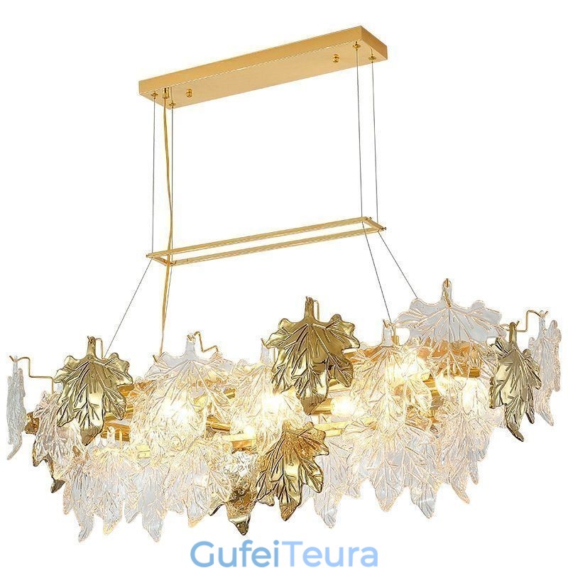 Maple Leaf Pendant Light תאורת זכוכית לעיצוב הבית