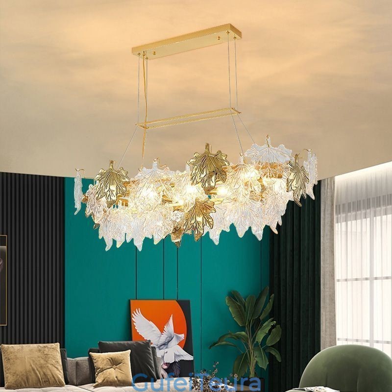 Maple Leaf Pendant Light תאורת זכוכית לעיצוב הבית