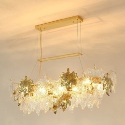 Maple Leaf Pendant Light תאורת זכוכית לעיצוב הבית