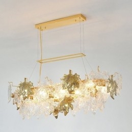 Maple Leaf Pendant Light תאורת זכוכית לעיצוב הבית