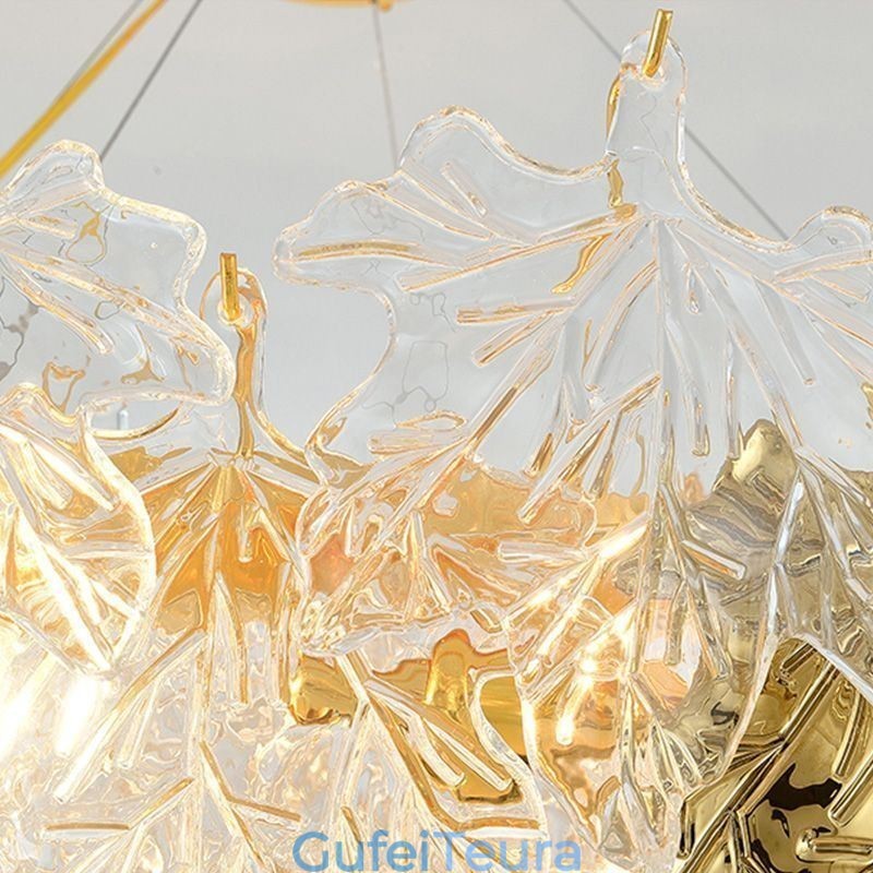 Maple Leaf Pendant Light תאורת זכוכית לעיצוב הבית