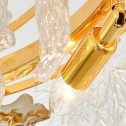 Maple Leaf Pendant Light תאורת זכוכית לעיצוב הבית