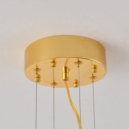 Maple Leaf Pendant Light אירופאי נברשת זכוכית לעיצוב הבית