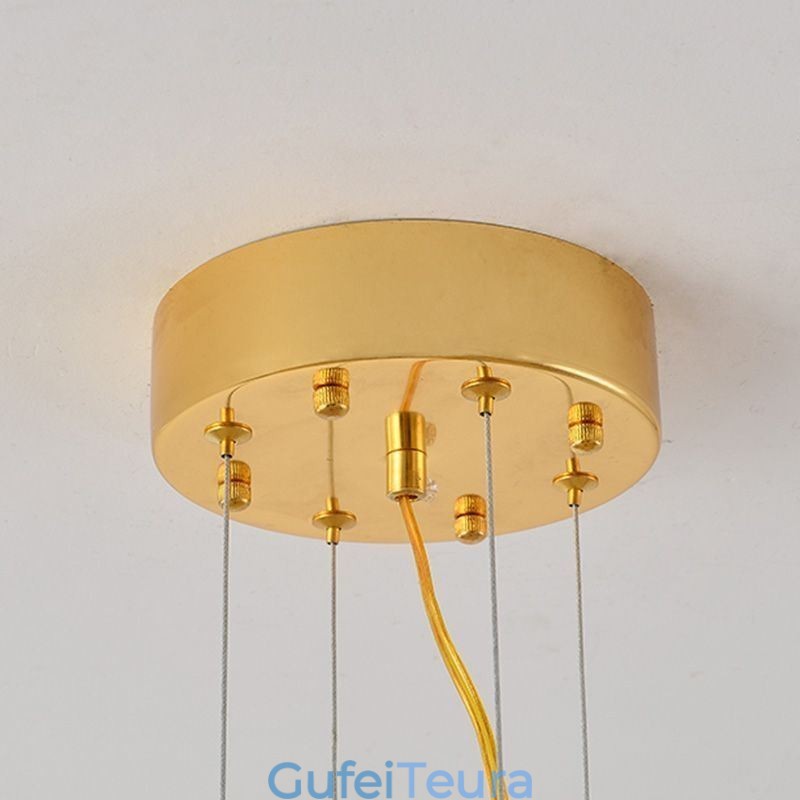 Maple Leaf Pendant Light אירופאי נברשת זכוכית לעיצוב הבית