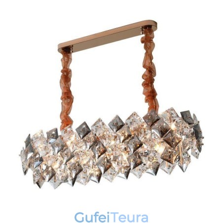 נברשת זכוכית אירופאית Creative Light תאורת תליון יוקרתית נברשת זכוכית אירופאית Creative Light תאורת תליון יוקרתית