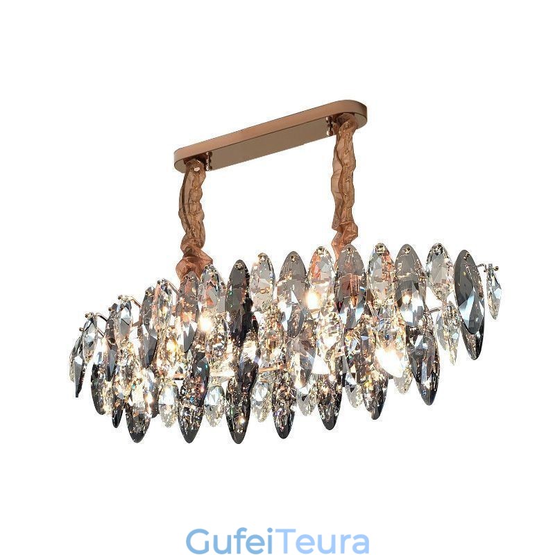 אור תליון יוקרתי אור לבית עיצוב נברשת זכוכית מגורים