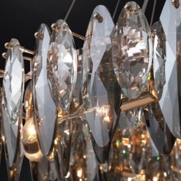 אור תליון יוקרתי אור לבית עיצוב נברשת זכוכית מגורים