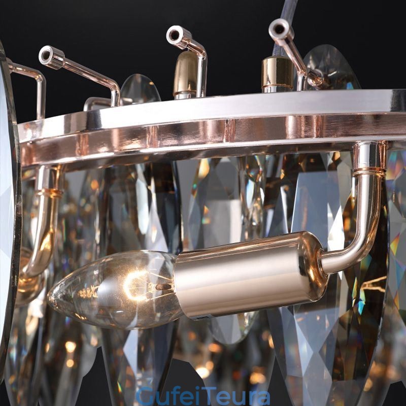 אור תליון יוקרתי אור לבית עיצוב נברשת זכוכית מגורים