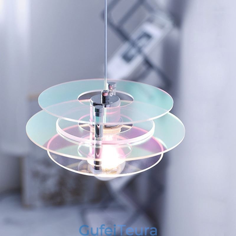 אור תליון נורדי פוסט מודרני קישוט אקריליק אור תלייה