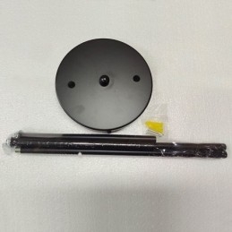 נברשת מתכת מודרנית מנורות תליון בועות זכוכית שקופה