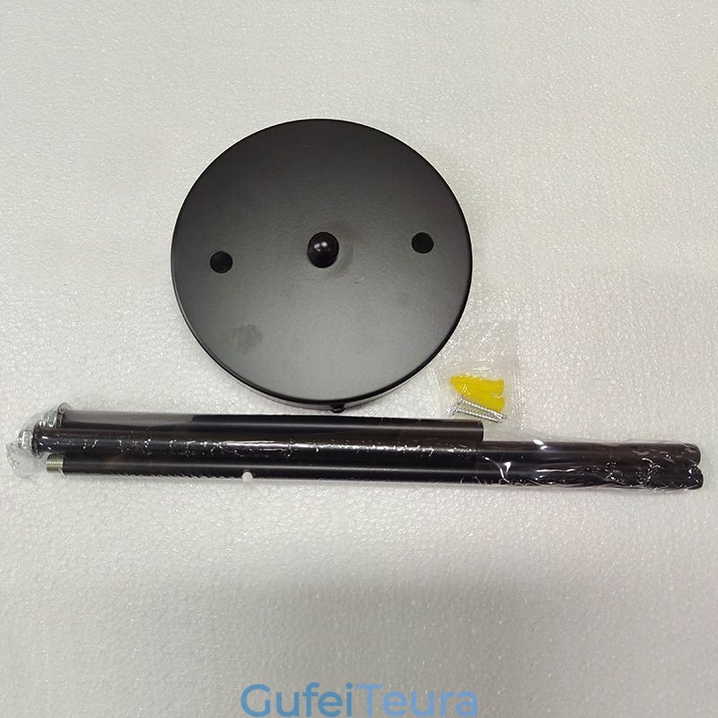 נברשת מתכת מודרנית מנורות תליון בועות זכוכית שקופה