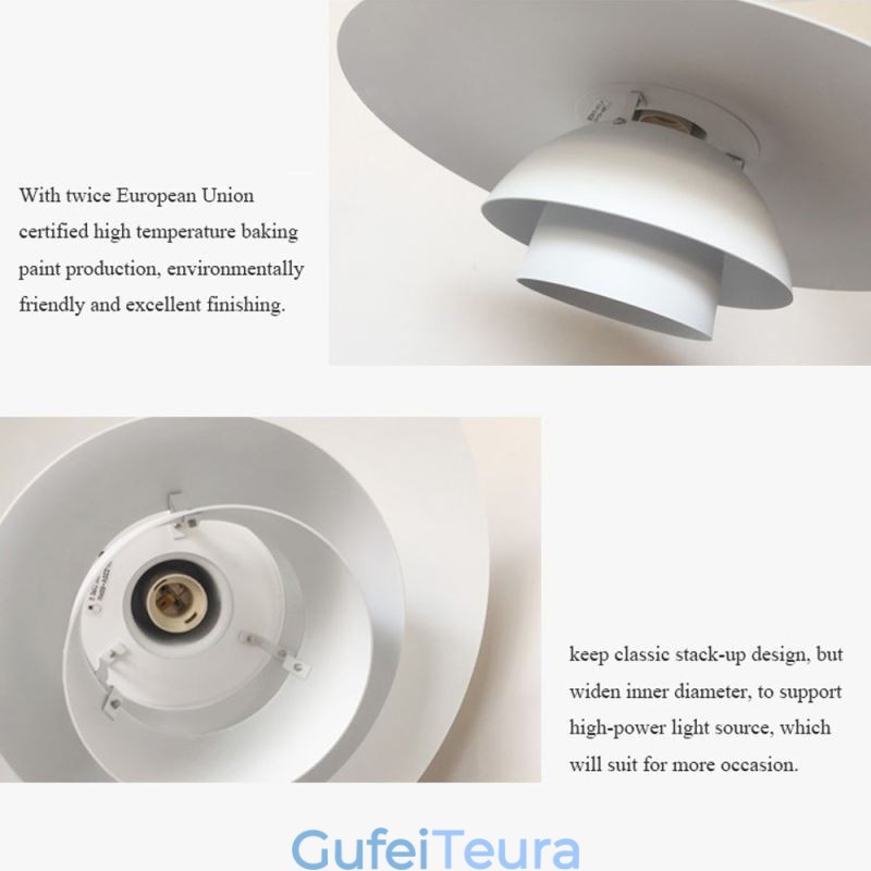 תאורת תליון אלומיניום לבן נברשת עכשווית גוף תאורה תלוי מתכוונן