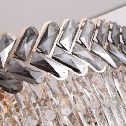 גוף תאורה תקרה זהב תליון קריסטל