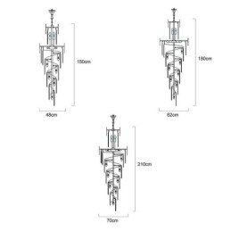 פנס תליון אירופאי פנס תקרה גדול