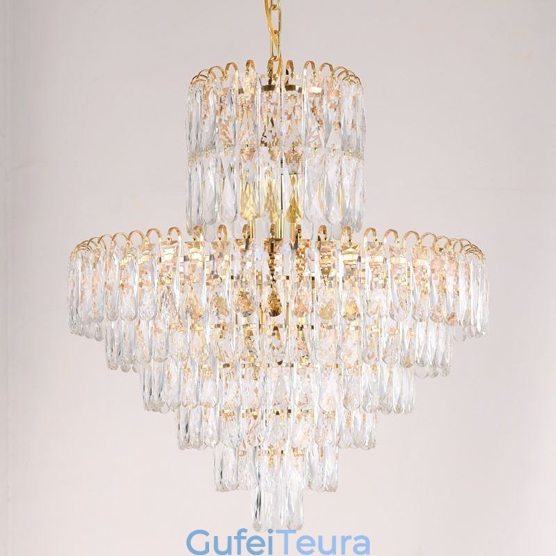 תאורת תליון קריסטל מודרנית גופי אורות תקרה עכשוויים