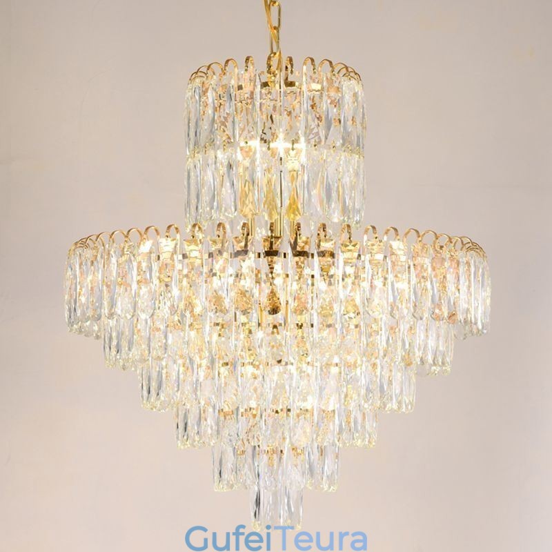 תאורת תליון קריסטל מודרנית גופי אורות תקרה עכשוויים