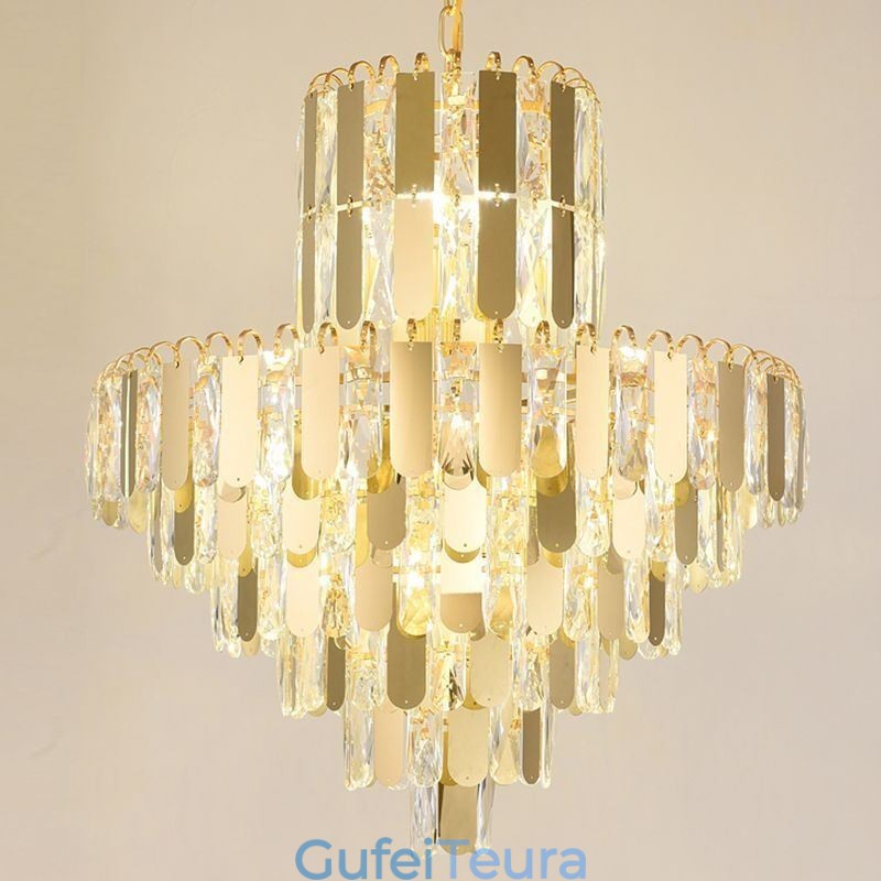 תאורת תליון קריסטל מודרנית גופי אורות תקרה עכשוויים