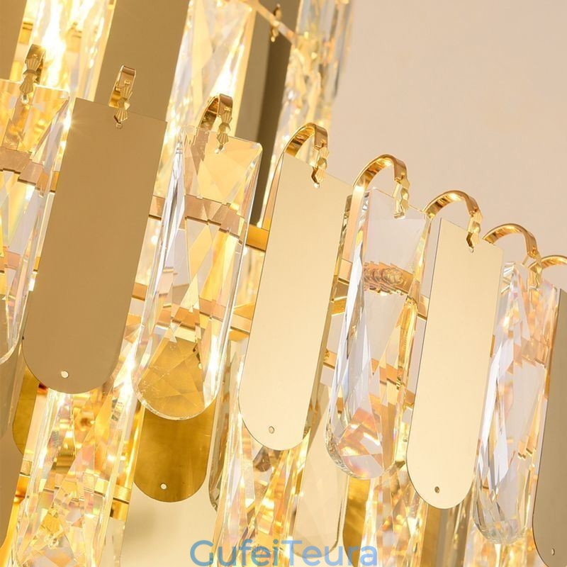 תאורת תליון קריסטל מודרנית גופי אורות תקרה עכשוויים
