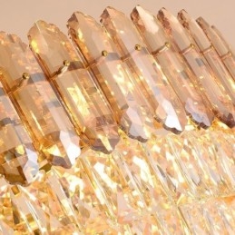 תאורת תליון קריסטל זהב מודרנית אור תלייה