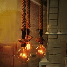 נברשת מיני סגנון מסורתי קלאסי תליון זכוכית אור