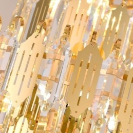 אור תליון קריסטל מודרני מנורת תקרה עכשווית