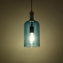 נברשת תליון מודרנית עם גוון זכוכית