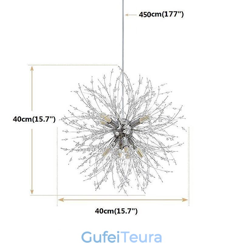 נברשת זיקוקים 8 אורות תליון שן הארי